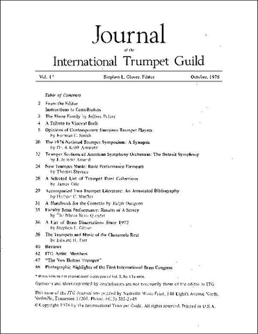 — ITG Journal —  October 1976 complete