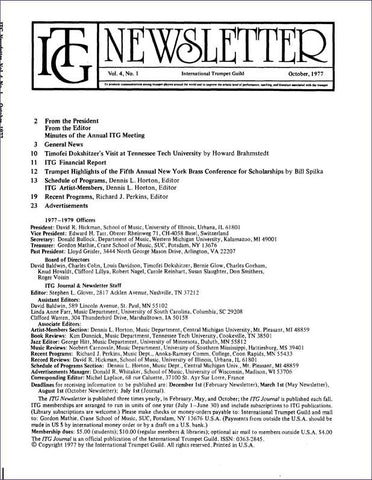 ITG Newsletter October 1977 complete