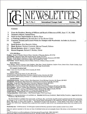 ITG Newsletter October 1980 complete
