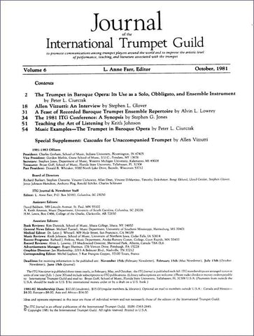 — ITG Journal —  October 1981 complete