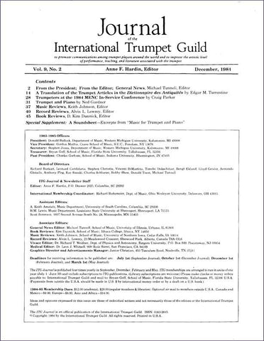 — ITG Journal —  December 1984 complete