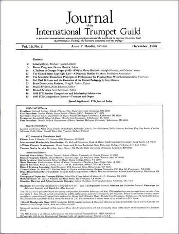 — ITG Journal —  December 1985 complete