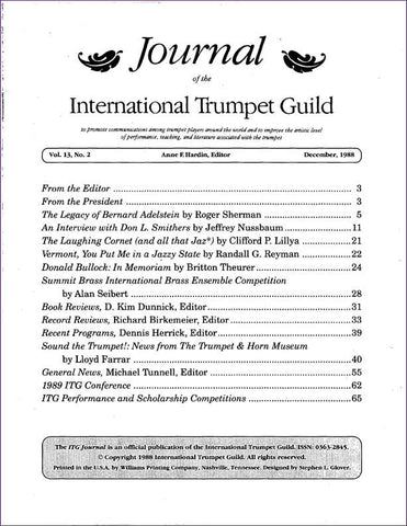 — ITG Journal —  December 1988 complete