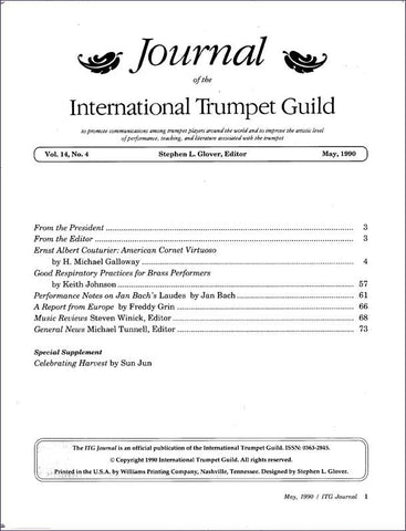 — ITG Journal —  May 1990 complete