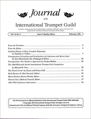 — ITG Journal —  February 1991 complete