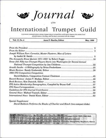 — ITG Journal —  May 1993 complete