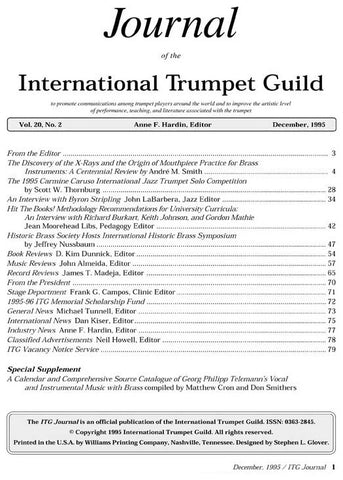 — ITG Journal —  December 1995 complete