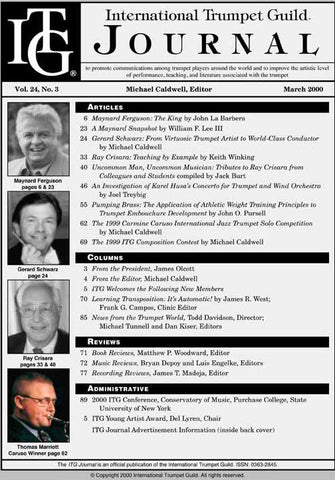 — ITG Journal —  March 2000 complete