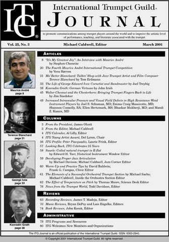 — ITG Journal —  March 2001 complete