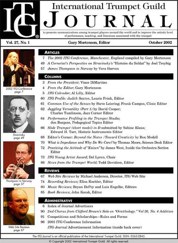 — ITG Journal —  October 2002 complete