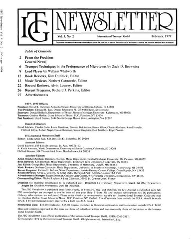 ITG Newsletter February 1979 complete