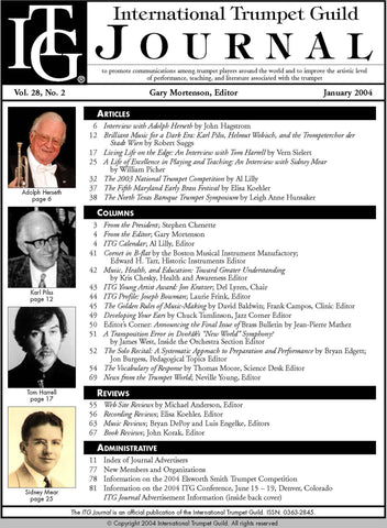 — ITG Journal —  January 2004 complete