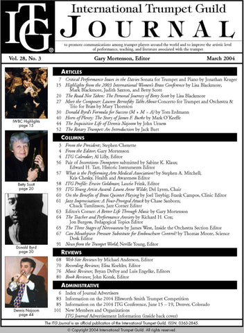 — ITG Journal —  March 2004 complete