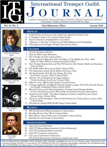 — ITG Journal —  January 2006 complete