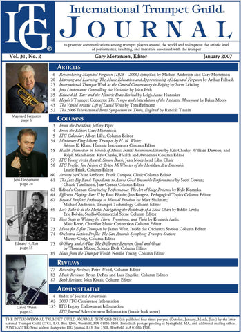 — ITG Journal —  January 2007 complete