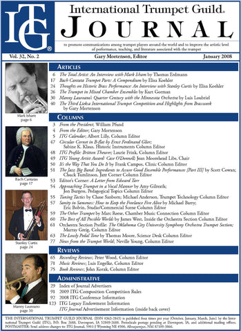 — ITG Journal —  January 2008 complete