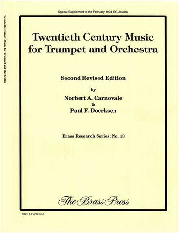 Twentieth Century Music for Trumpet and Orchestra