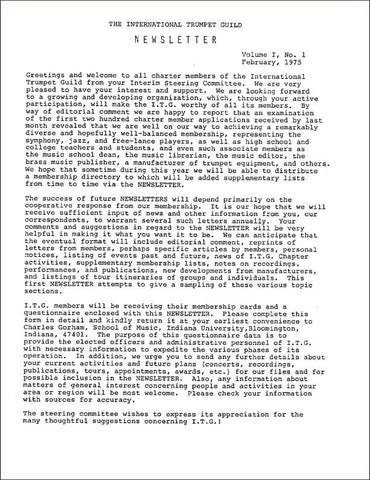 ITG Newsletter February 1975 complete
