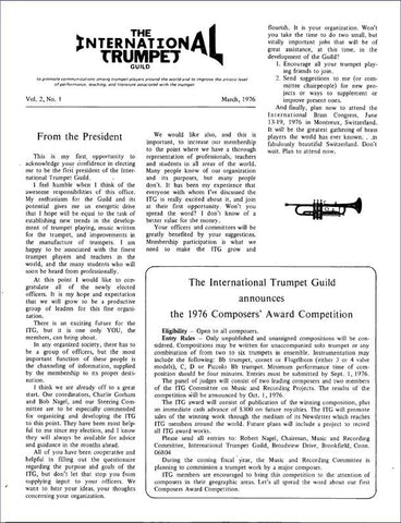 ITG Newsletter March 1976 complete