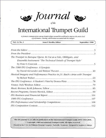 1988 September Complete ITG Journal