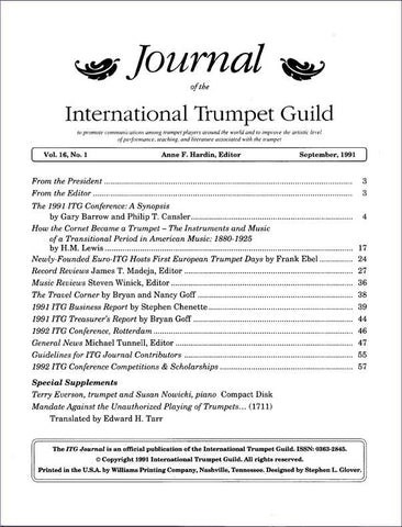 1991 September Complete ITG Journal