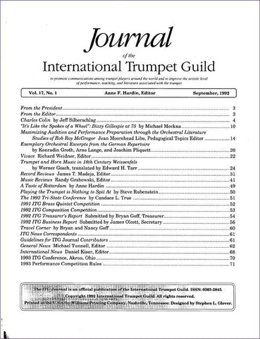 1992 September Complete ITG Journal