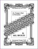Broiles, Mel: Blazing Trumpets, 12 trumpets and percussion