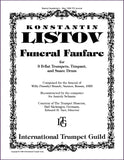 Listov, Konstantin: Funeral Fanfare (three trps, perc.)